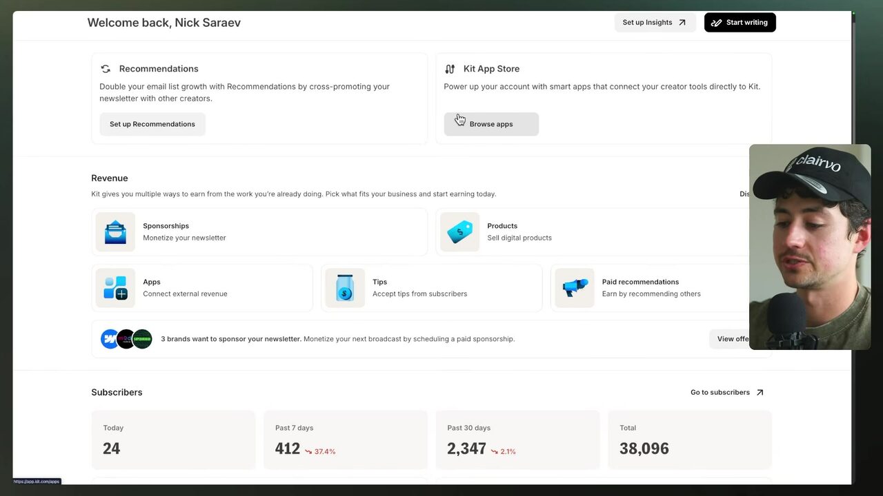 Kit dashboard