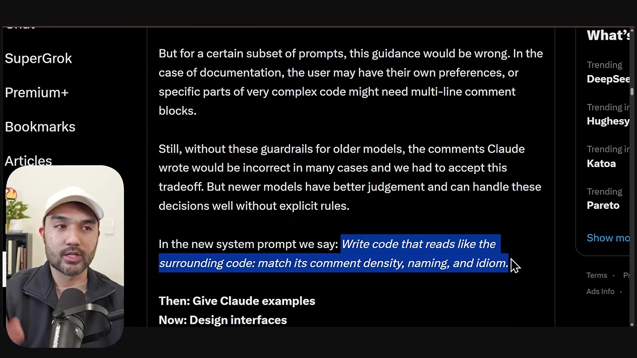 Revised surrounding-code instruction highlighted in the source article