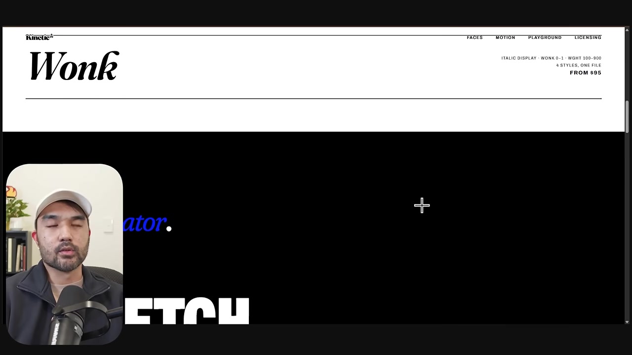 Wonky and sketch-style design example