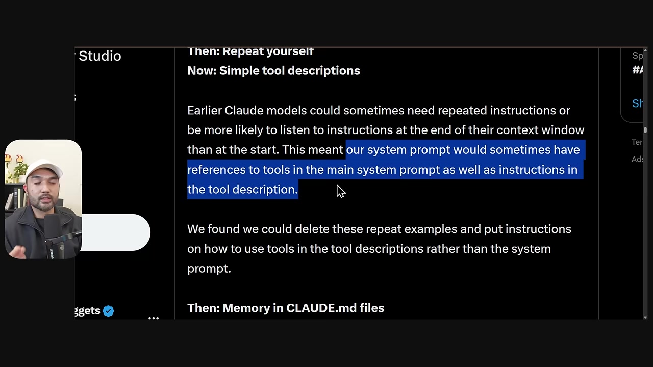 Revised deduplicated tool-description paragraph highlighted in the source article