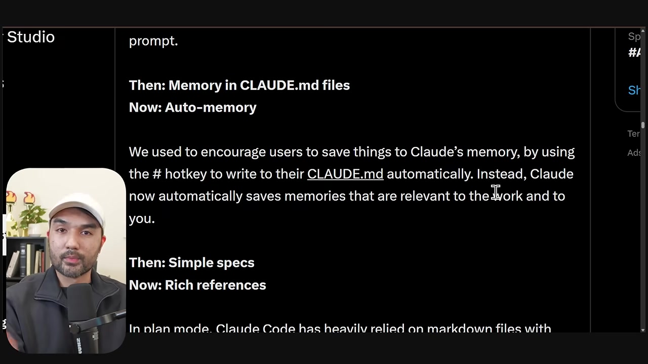 Source article comparison between CLAUDE.md memory files and automatic memory