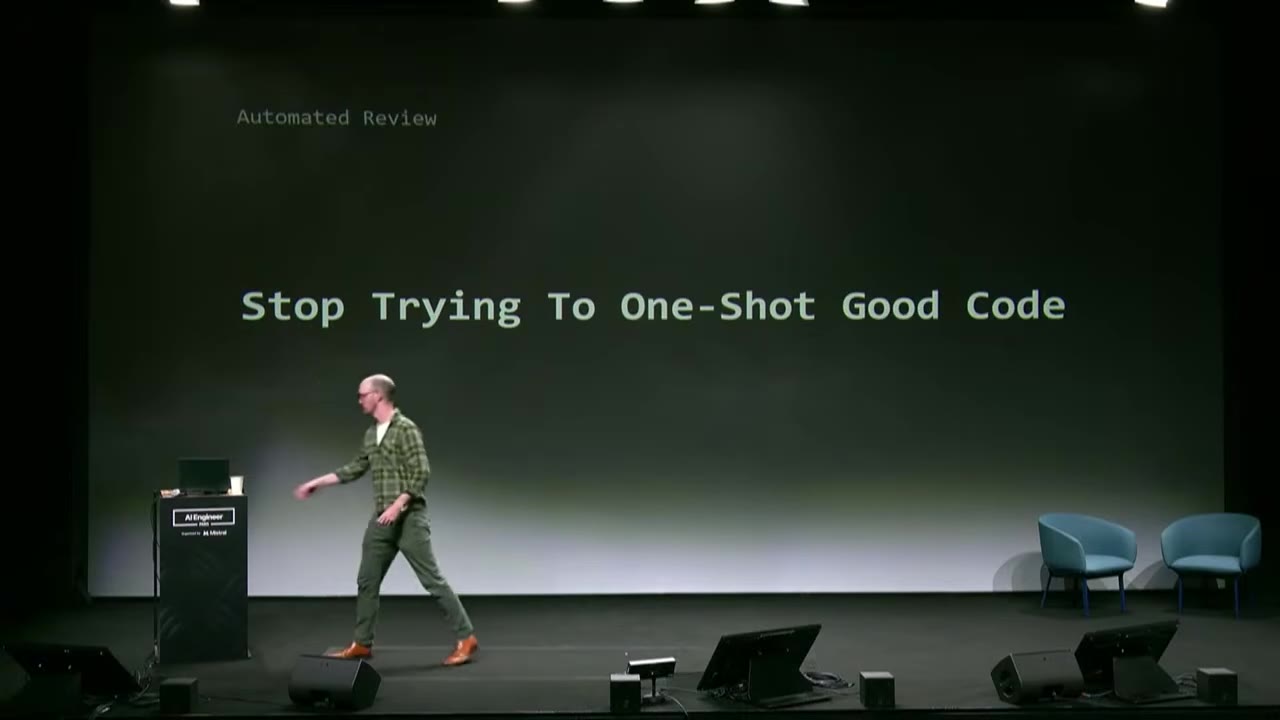 Slide: Stop Trying To One-Shot Good Code