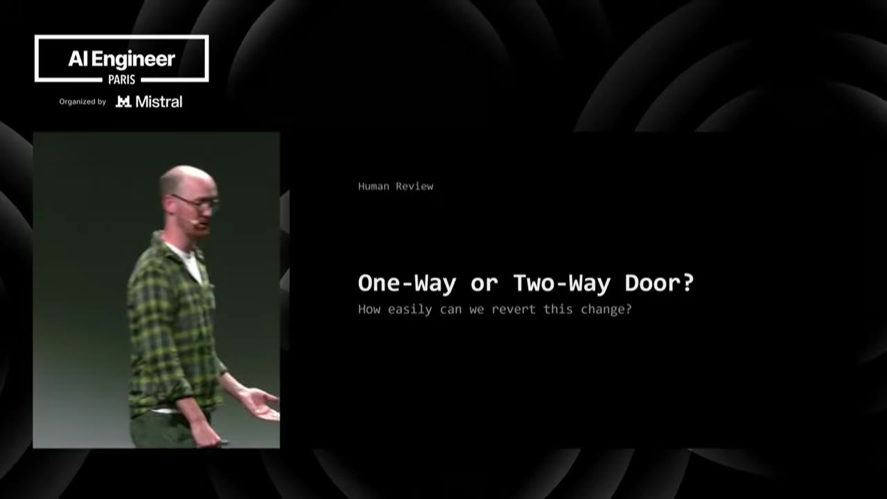 Slide: One-Way or Two-Way Door? How easily can we revert this change?
