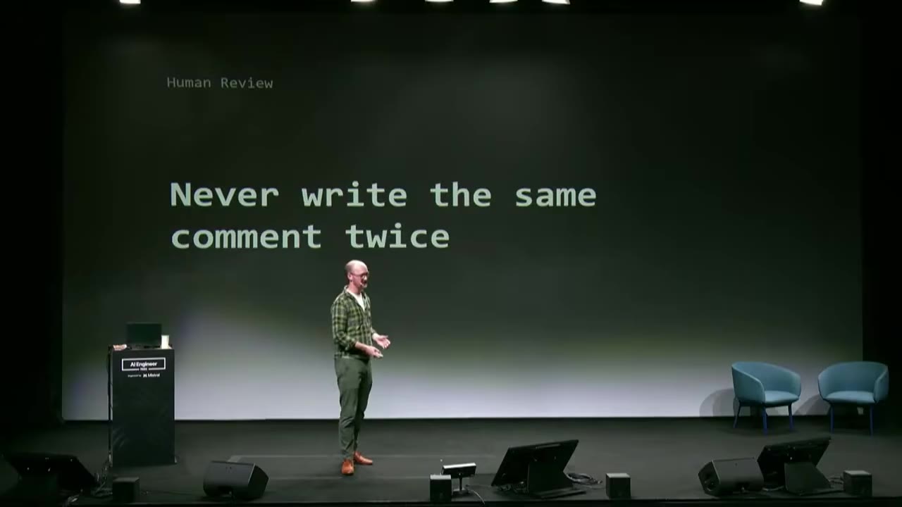 Slide: Never write the same comment twice