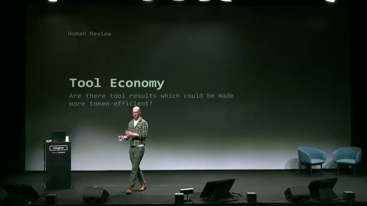 Slide: Tool Economy, are there tool results which could be made more token-efficient?