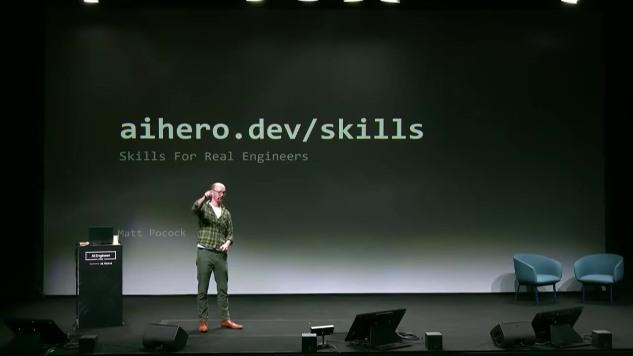 Closing slide: aihero.dev/skills, Skills For Real Engineers