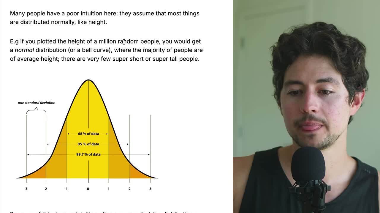 Normal distribution: the bell curve people wrongly assume applies everywhere